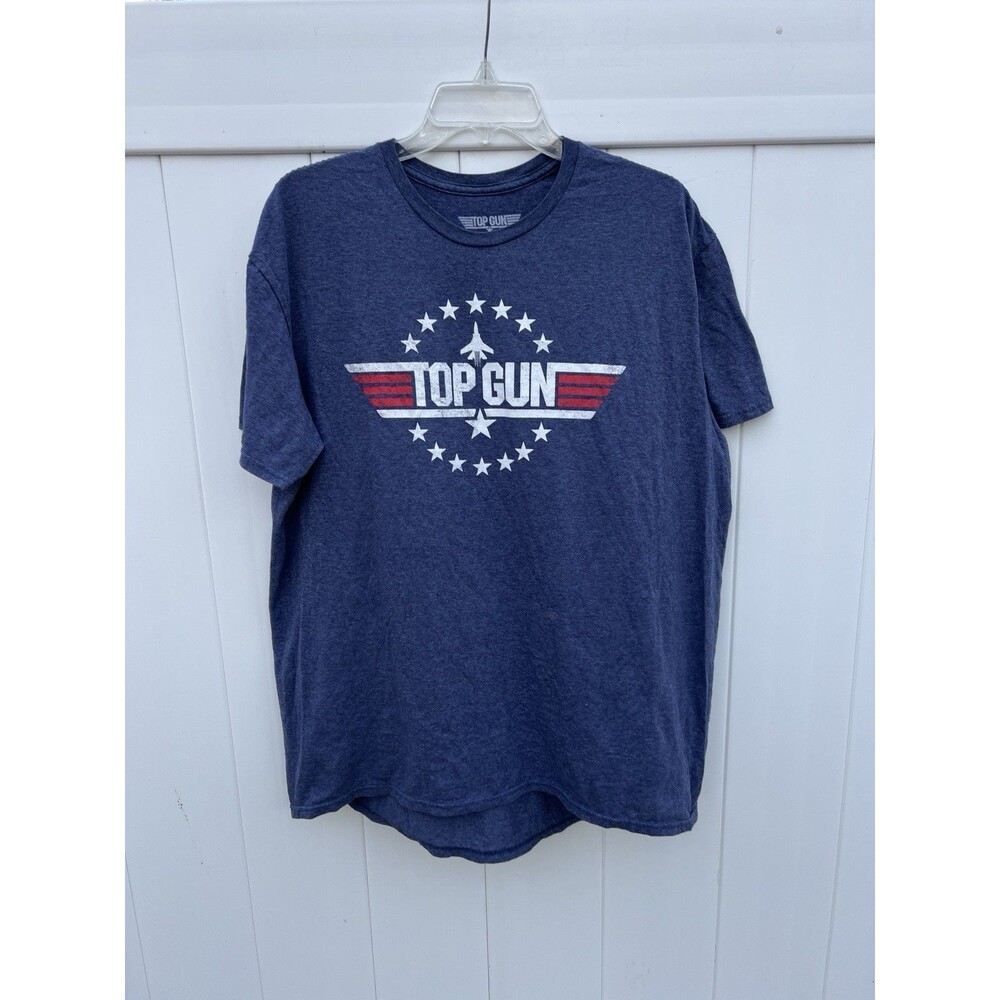 Top Gun Adult XL Crew Neck Short Sleeve Graphic Stretch Casual